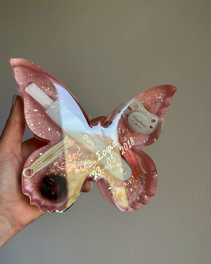 Αναμνηστικό Γέννας σε Σχήμα Πεταλούδας