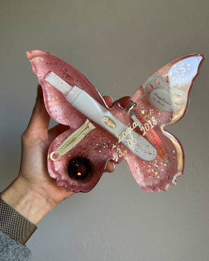 Αναμνηστικό Γέννας σε Σχήμα Πεταλούδας