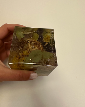 Block Νυφικής Ανθοδέσμης Κύβος