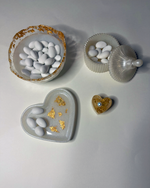 Χειροποίητος Δίσκος / Μπόλ Κεράσματος για Νυφικό Τραπέζι