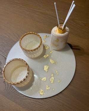 Χειροποίητος Δίσκος Γάμου Σχέδιο 3