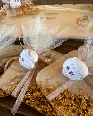 Μπομπονιέρες από Υγρό Γυαλί Σχέδιο 1