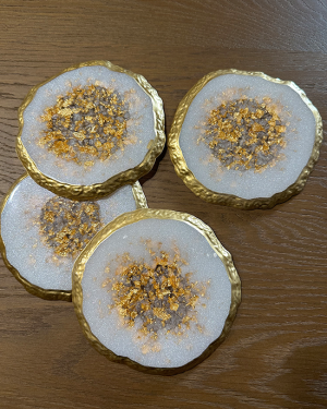 Διακοσμητικά Στρόγγυλα Σουβέρ από Ρητίνη