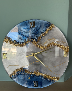 Ρολόι από Υγρό Γυαλί Σχέδιο 1