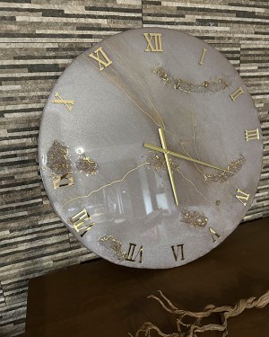 Ρολόι από Υγρό Γυαλί Σχέδιο 1