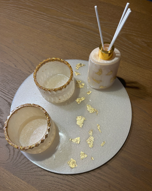 Χειροποίητος Δίσκος από Υγρό Γυαλί