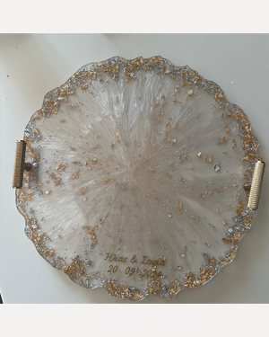 Χειροποίητος Δίσκος Γάμου Σχέδιο 8