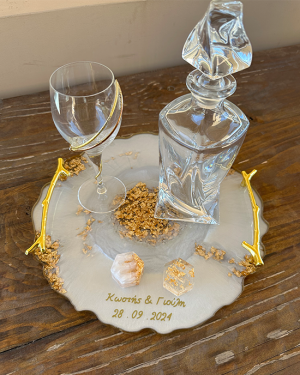 Χειροποίητος Δίσκος Γάμου Σχέδιο 6