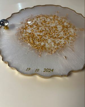 Χειροποίητος Δίσκος Γάμου Σχέδιο 9