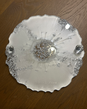 Χειροποίητος Δίσκος Γάμου Σχέδιο 10