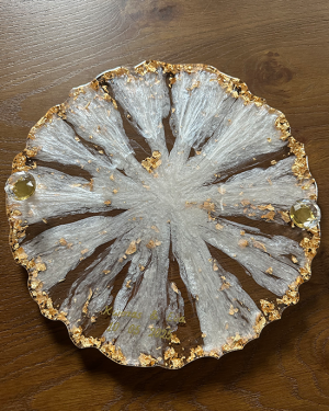 Χειροποίητος Δίσκος Γάμου Σχέδιο 8