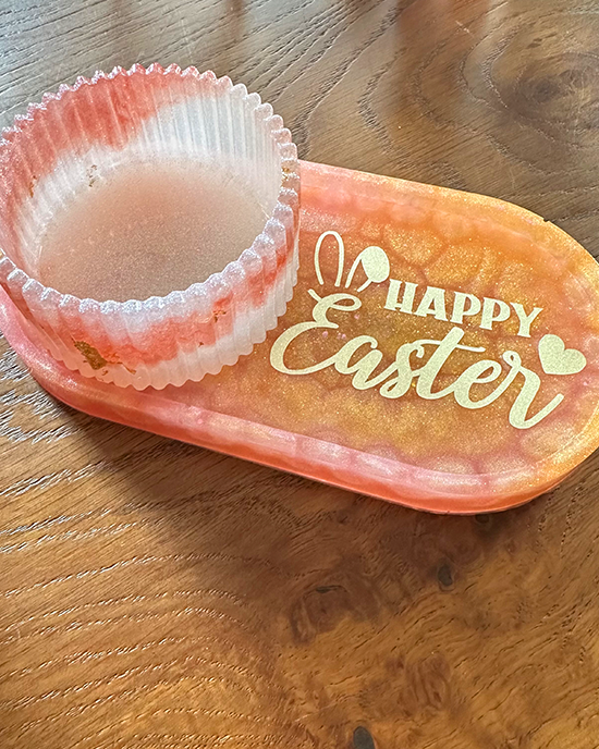 Διακοσμητικό Δισκάκι με Μικρή Αυγοθήκη