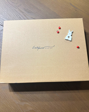 Κουτί Λαμπάδας με Αναμνηστικό Γέννας