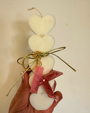 Χειροποίητη Αρωματική Λαμπάδα Heart